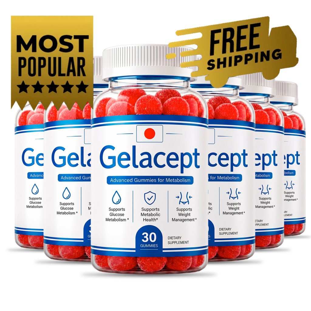 6 Bottles package of Gelacept gummies